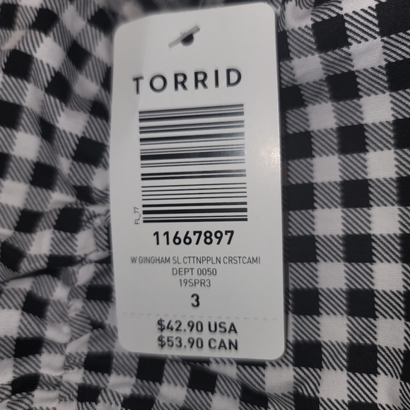 GINGHAM POPLIN CAMI - Picture 2 of 2